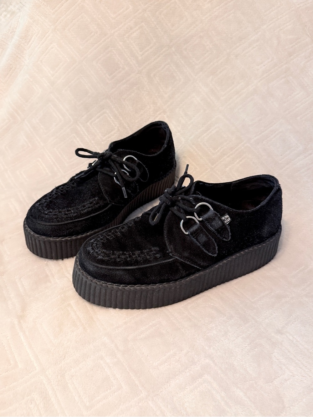 Black Suede Viva Mondo Creepers men’s 8 womens 10